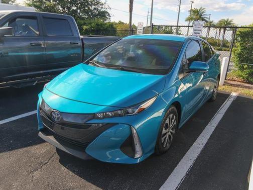 Blue 2021 Toyota Prius Prime LE