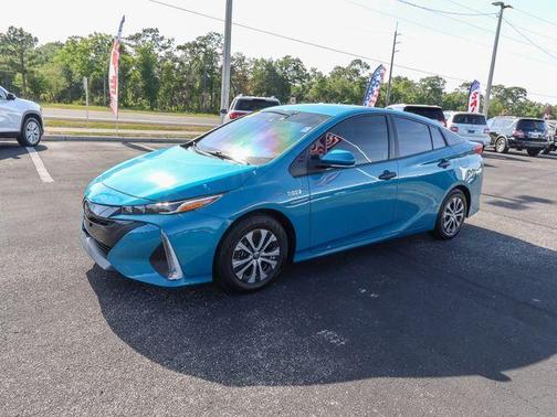 Blue 2021 Toyota Prius Prime LE