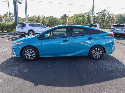 Blue 2021 Toyota Prius Prime LE