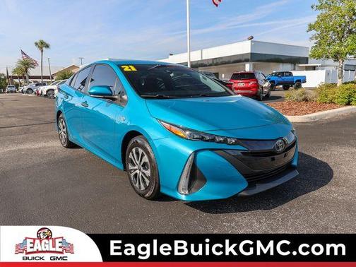 Blue 2021 Toyota Prius Prime LE