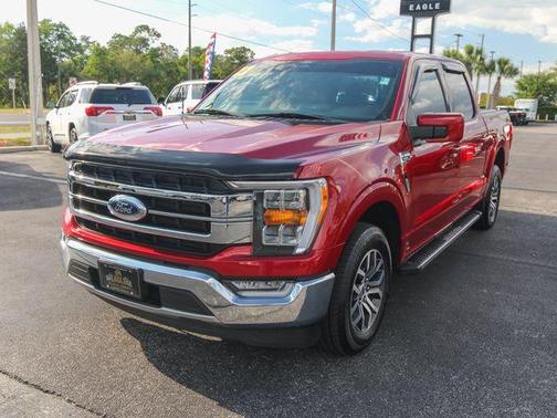Red Metallic 2022 Ford F-150 Lariat