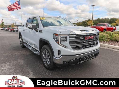 Glacier White 2026 GMC Sierra 1500 SLT