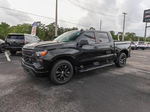 Black 2023 Chevrolet Silverado 1500 Custom
