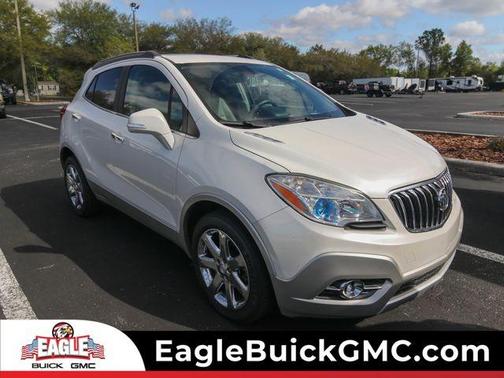 White Pearl Tri-Coat 2016 Buick Encore Leather