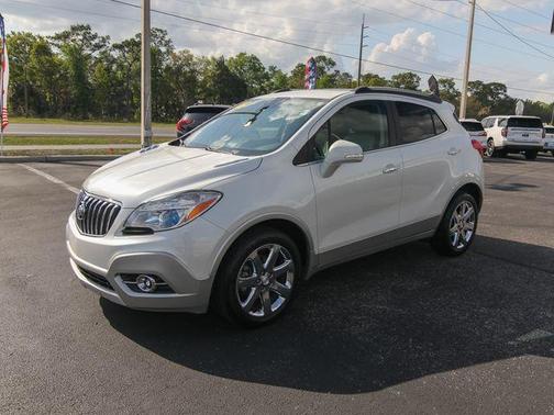 White Pearl Tri-Coat 2016 Buick Encore Leather