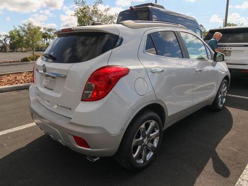 White Pearl Tri-Coat 2016 Buick Encore Leather