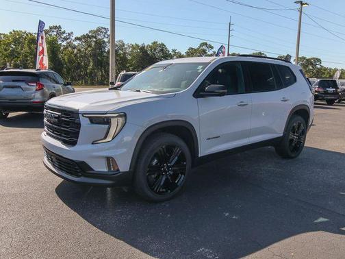 Glacier White 2026 GMC Acadia Elevation