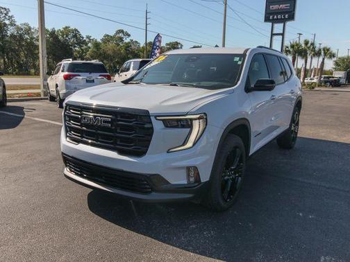 Glacier White 2026 GMC Acadia Elevation