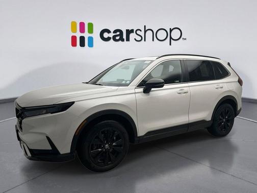Platinum White 2024 Honda CR-V Hybrid Sport Touring AWD