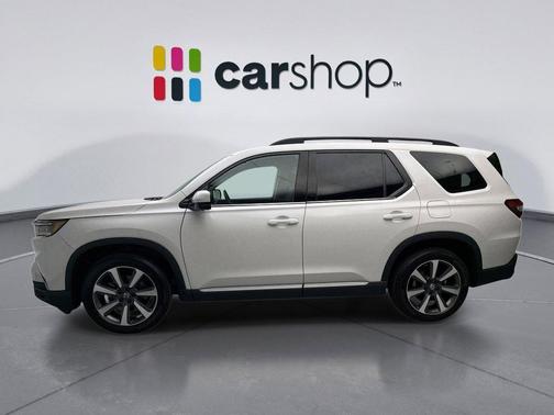 Platinum White 2025 Honda Pilot Elite