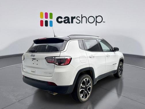 Bright White Clearcoat 2022 Jeep Compass Limited