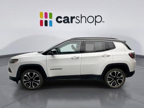 Bright White Clearcoat 2022 Jeep Compass Limited