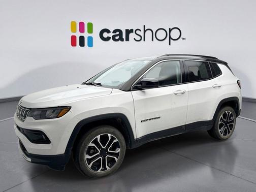 Bright White Clearcoat 2022 Jeep Compass Limited