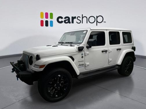 Bright White Clearcoat 2023 Jeep Wrangler 4xe Sahara