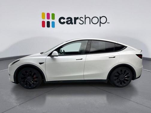 Pearl White 2022 Tesla Model Y Performance Dual Motor All-Wheel Drive