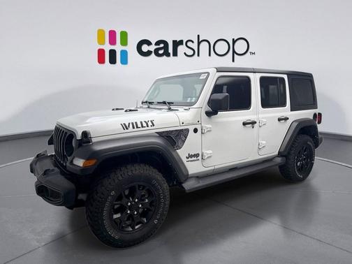 Bright White Clearcoat 2022 Jeep Wrangler Willys