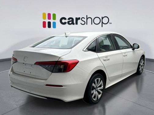 Platinum White 2023 Honda Civic LX