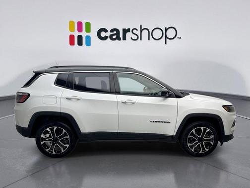 Bright White Clearcoat 2023 Jeep Compass Limited