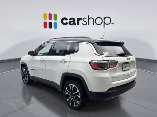 Bright White Clearcoat 2023 Jeep Compass Limited