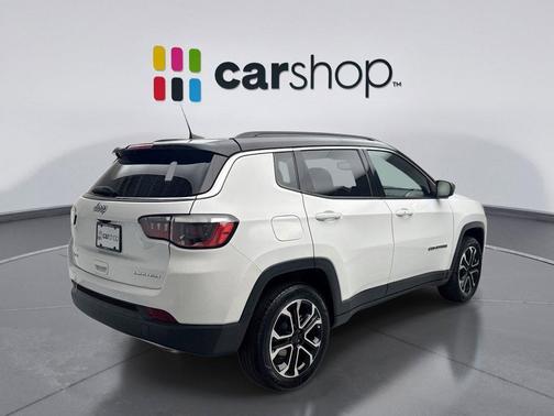 Bright White Clearcoat 2023 Jeep Compass Limited