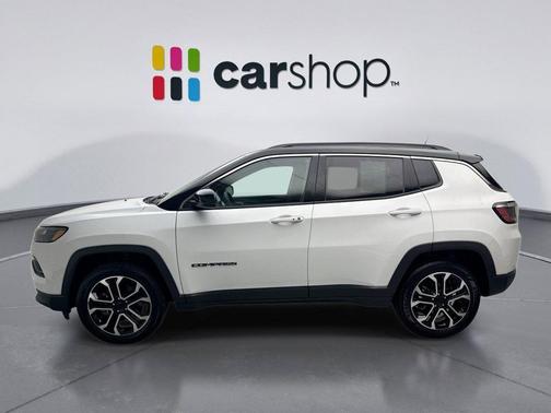 Bright White Clearcoat 2023 Jeep Compass Limited