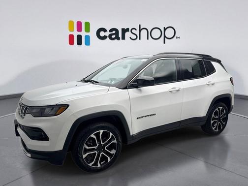 Bright White Clearcoat 2023 Jeep Compass Limited