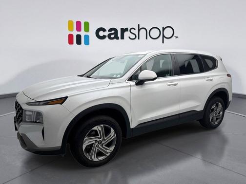 Quartz White 2021 Hyundai SANTA FE SE