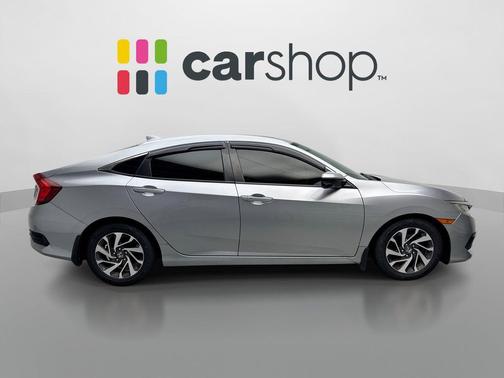 Lunar Silver 2017 Honda Civic EX