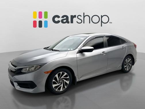 Lunar Silver 2017 Honda Civic EX