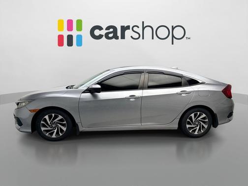 Lunar Silver 2017 Honda Civic EX