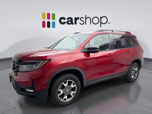 Radiant Red 2022 Honda Passport AWD TrailSport
