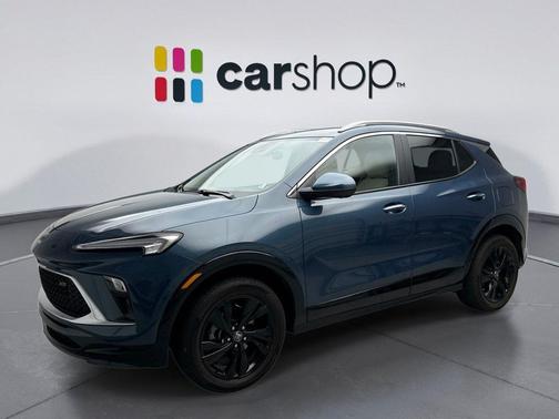 Ocean Blue Metallic 2024 Buick Encore GX Sport Touring