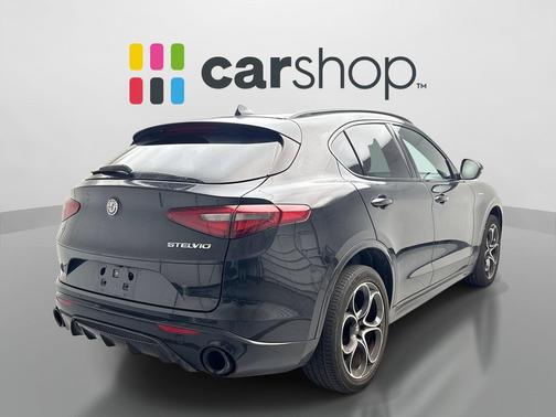 Vulcano Black Metallic 2023 Alfa Romeo Stelvio Veloce AWD