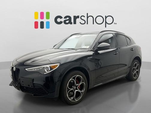 Vulcano Black Metallic 2023 Alfa Romeo Stelvio Veloce AWD