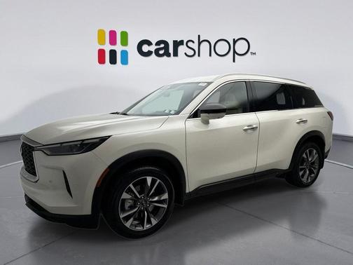 Majestic White 2023 INFINITI QX60 Luxe
