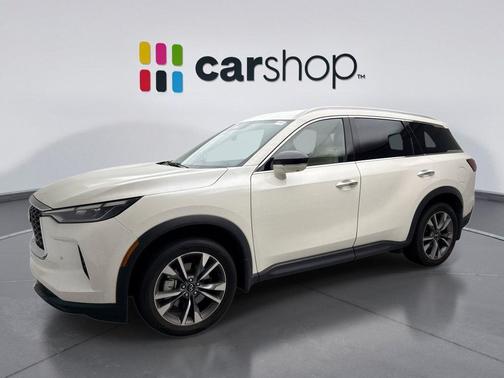 Majestic White 2023 INFINITI QX60 Luxe