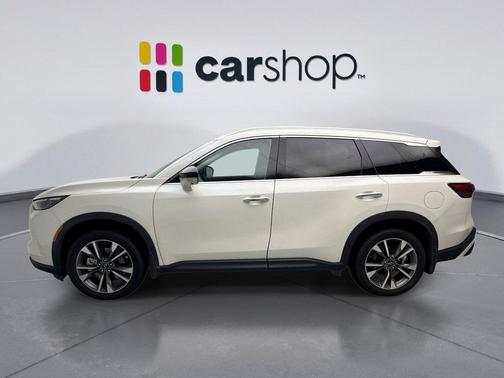 Majestic White 2023 INFINITI QX60 Luxe