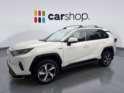 Super White 2021 Toyota RAV4 Prime SE