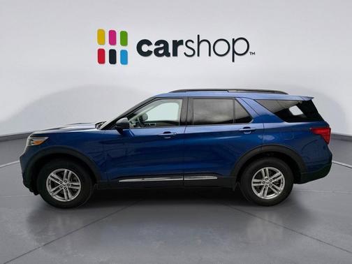 ATLAS BLUE METALLIC 2021 Ford Explorer XLT