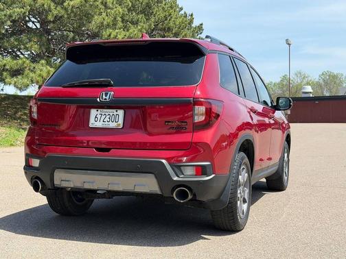 Radiant Red Metallic II 2022 Honda Passport AWD TrailSport