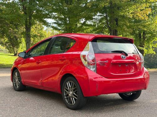 Absolutely Red 2012 Toyota Prius c Three