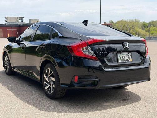 Crystal Black Pearl 2018 Honda Civic EX