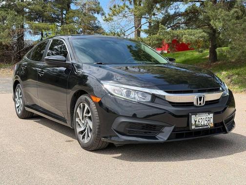 Crystal Black Pearl 2018 Honda Civic EX