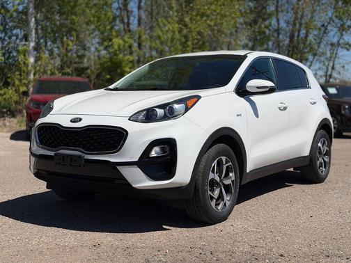 Clear White 2020 Kia Sportage LX