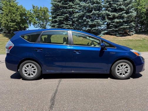 Blue 2012 Toyota Prius v Two