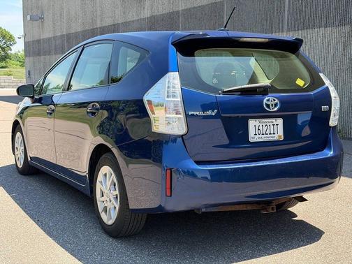 Blue 2012 Toyota Prius v Two