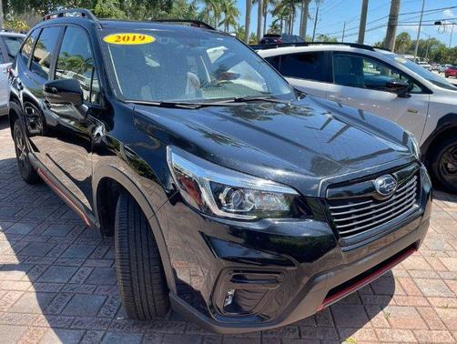 Crystal Black Silica 2019 Subaru Forester Sport