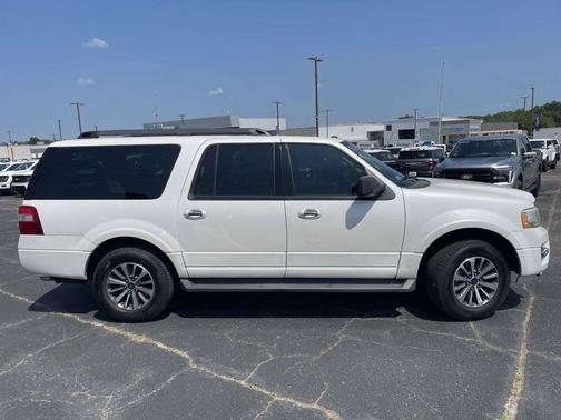 White Platinum Clearcoat Metallic 2017 Ford Expedition EL XLT
