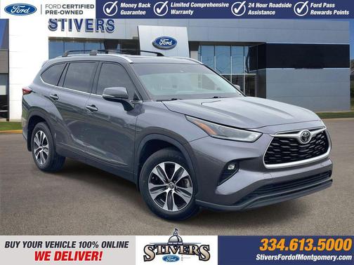 Magnetic Gray Metallic 2021 Toyota Highlander XLE