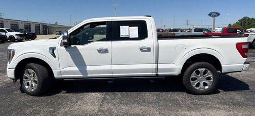 Star White Metallic Tri-Coat 2023 Ford F-150 Platinum